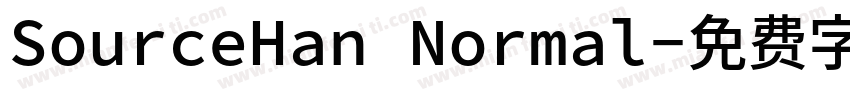 SourceHan Normal字体转换